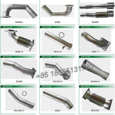 Muffler Clamp VOE14528382 EC135B EC140B EC160B EC180B EC210B EC210D for   Excavator Exhaust System Clamp 14528382