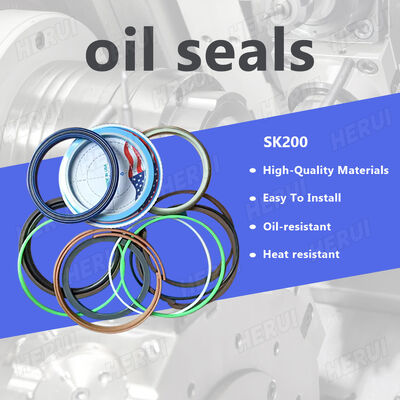 For Hyundai Excavator Boom Bucket Arm Seal Kits R200 R210 R215 R220 R225 Series Hydraulic Cylinder Repair Kit
