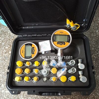 Hydraulic Hammer 0-60 Mpa XZTK-70MD Pressure Test Gauge Diagnostic Tool Adapter Precision Digital Pressure Gauge