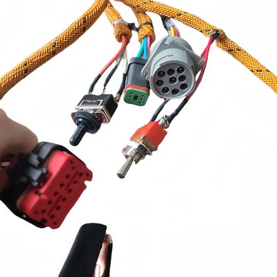C9 Inspection Connection Wiring Harness for  Excavator Engine Testing Wire Harness
